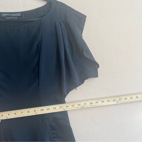 All Saints Black Mini Dress - Picture 14 of 15